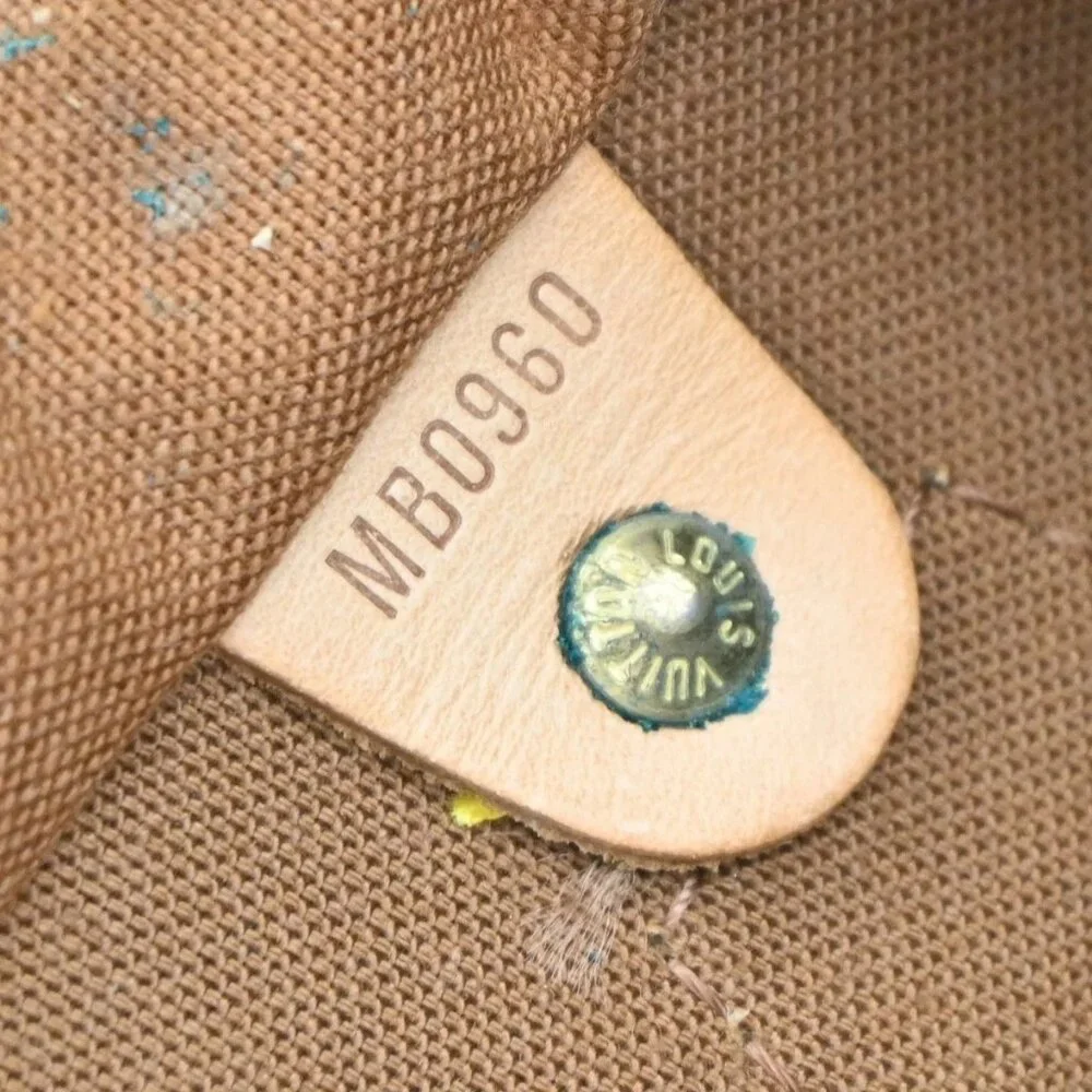 LOUIS VUITTON Speedy 40 Travel Hand Bag Monogram Leather Brown M41522 94EG109 - Picture 12 of 16